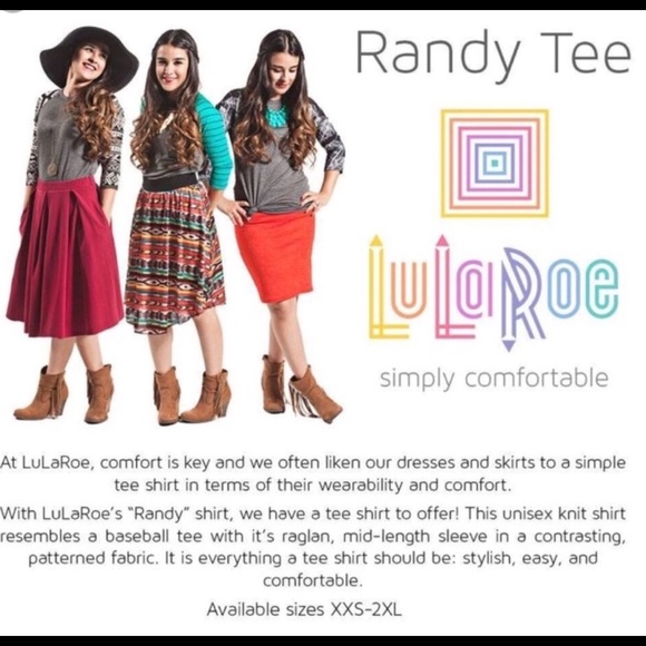 NWT LulaRoe Randy Shirt - Picture 5 of 5